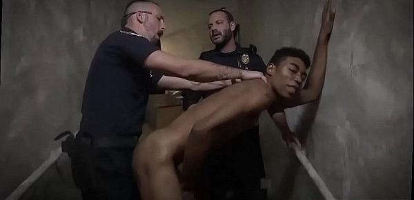  Gay police creampie movie and xxx sexy hot photo Suspect on the Run,